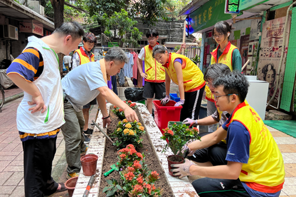 從花壇開始改變一個廣州舊區
